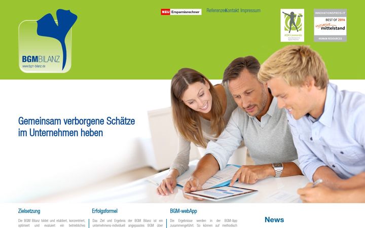 Screenshot of bgm-bilanz.de