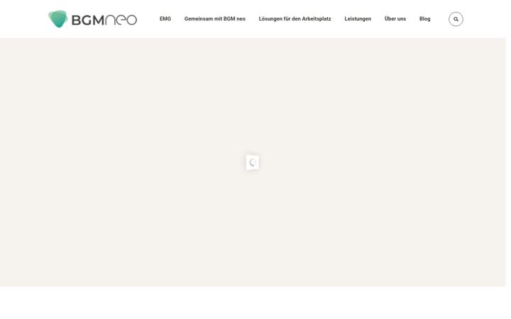 Screenshot von bgm-neo.de