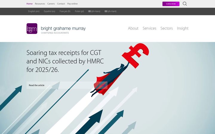 Screenshot of bgm.co.uk
