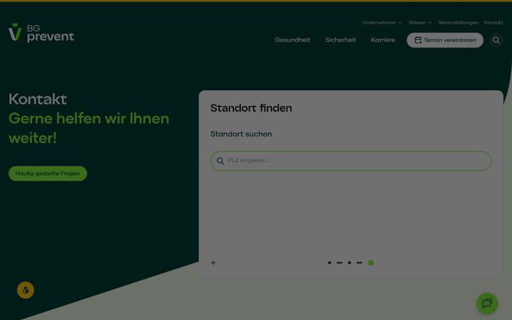 Screenshot of bgm.ruhr