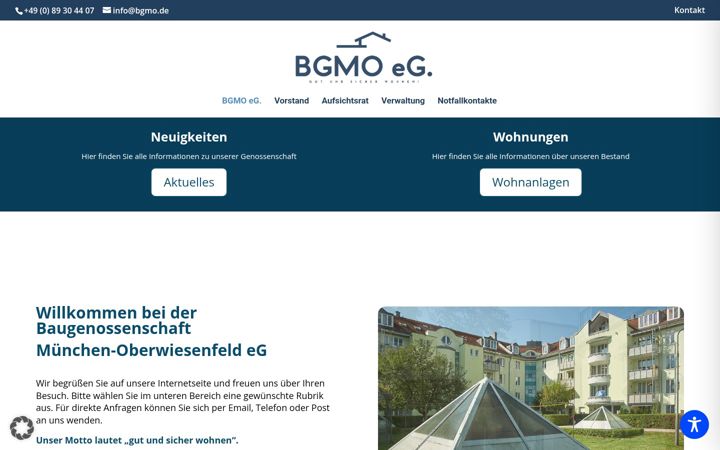 Screenshot of bgmo.de