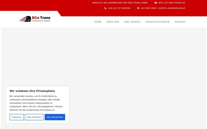 Screenshot of bgo-trans.de