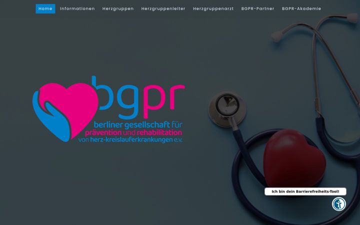 Екранна снимка на bgpr.de