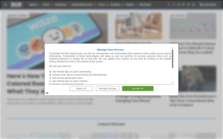 Screenshot von bgr.com