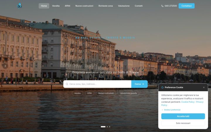 Screenshot of bgrealestate.it