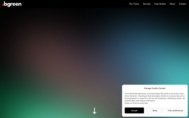 Screenshot of bgreen.tv