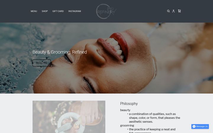 Screenshot of bgrefinery.com