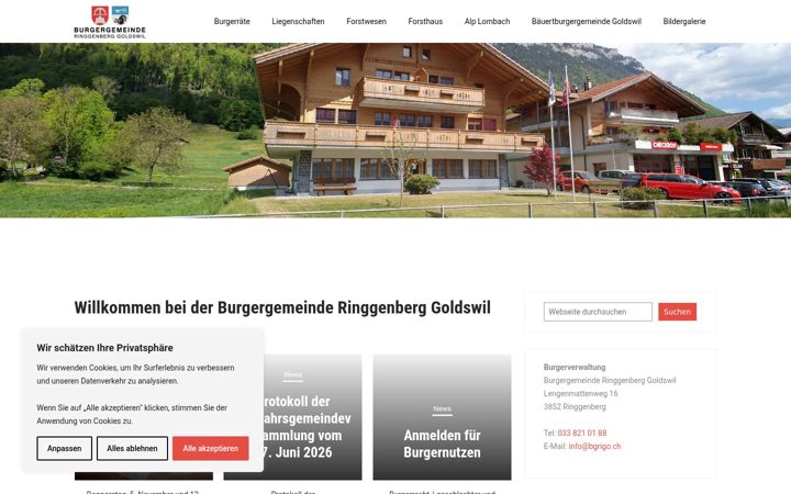 Screenshot of bgrigo.ch