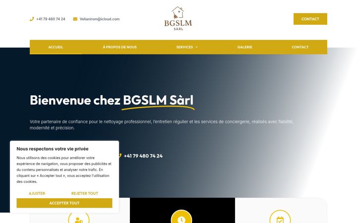 Screenshot of bgslm-sarl.ch