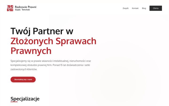 Screenshot of bgst.pl