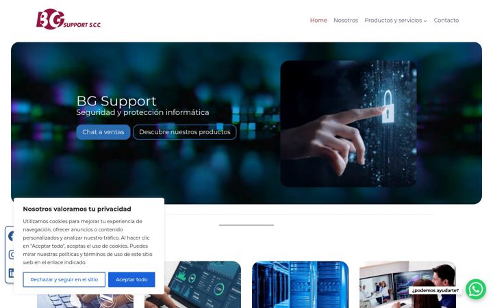 Screenshot of bgsupport.net