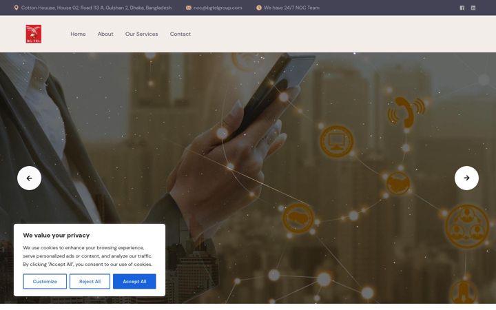Screenshot of bgtelgroup.com