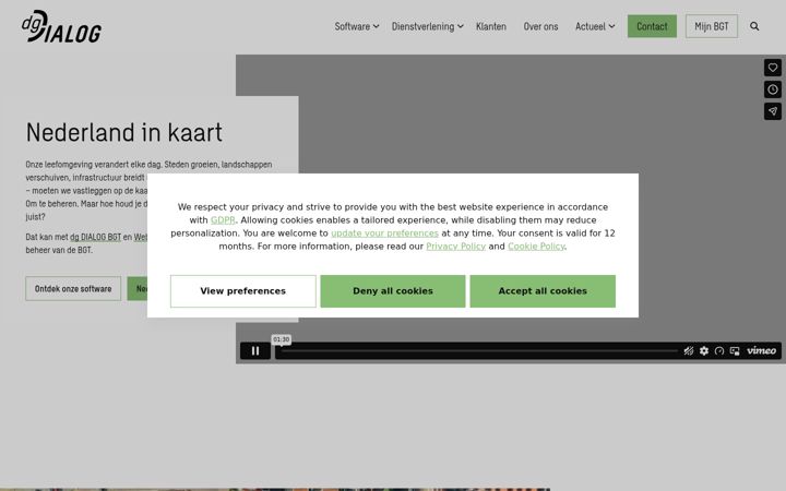 Screenshot of bgtsoftware.nl