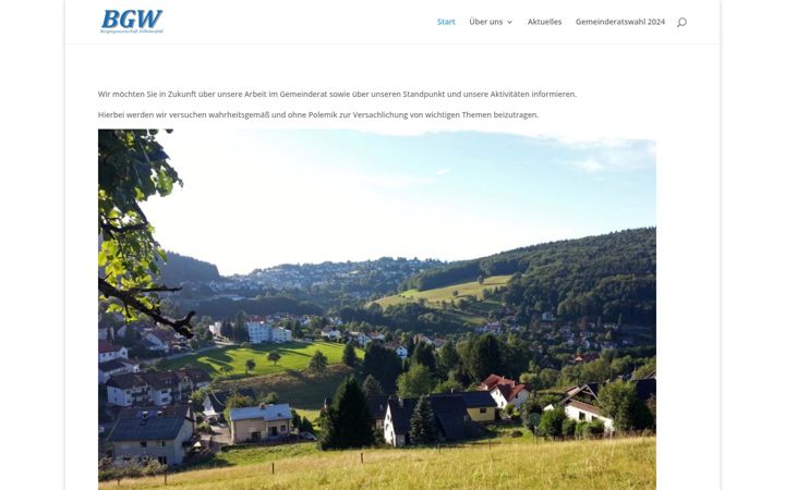 Screenshot of bgw-wilhelmsfeld.de