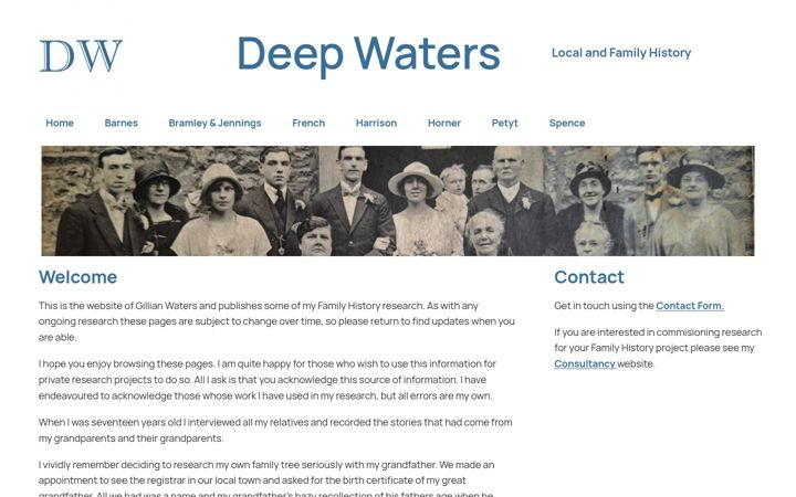 Screenshot of bgwaters.co.uk