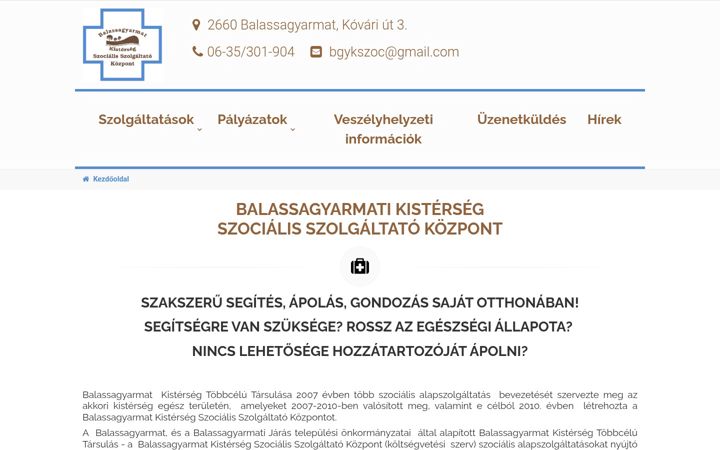 Screenshot of bgykszoc.hu
