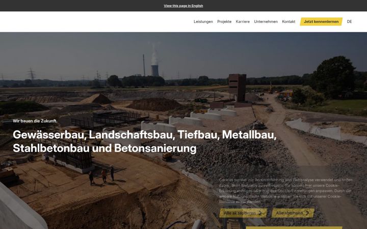 Screenshot of bh-gmbh.de