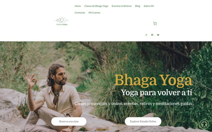 Screenshot of bhagayoga.org