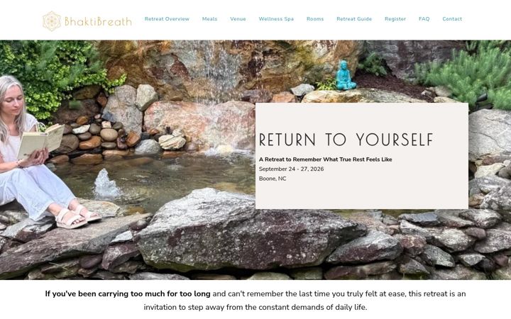 Screenshot of bhaktibreath.com