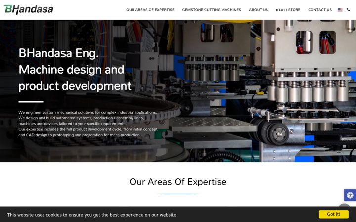 Screenshot of bhandasa.com