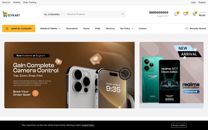 Screenshot of bharatbaazar.shop