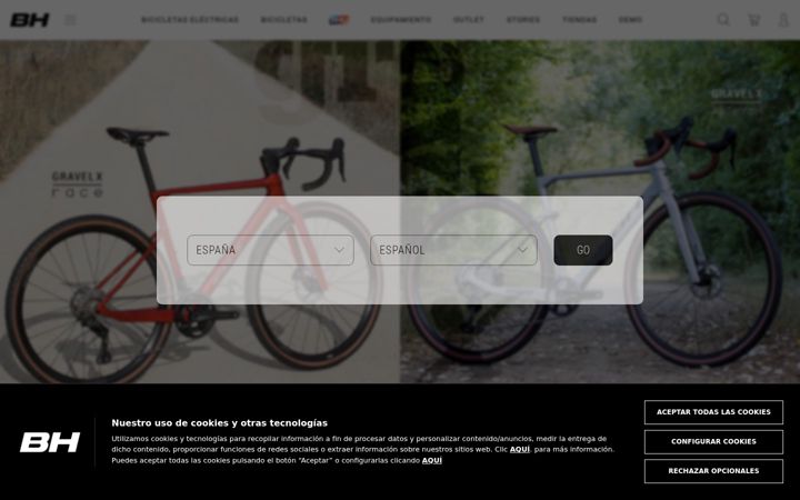 Screenshot of bhbikes.com