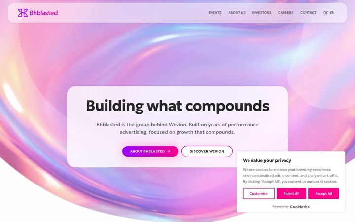 Screenshot of bhblasted.com