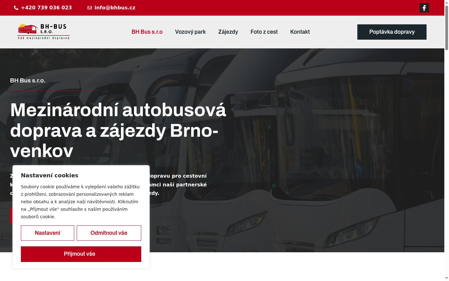 Snimka zaslona bannera za privolu prikazanog prije bilo kakve interakcije