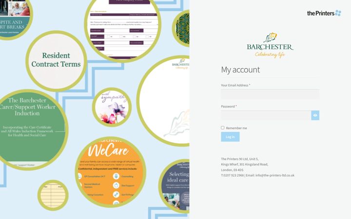 Screenshot of bhc-print.co.uk