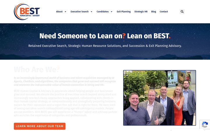 Screenshot of bhcagroup.com