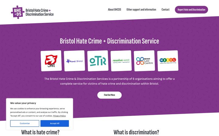 Screenshot di bhcds.org.uk