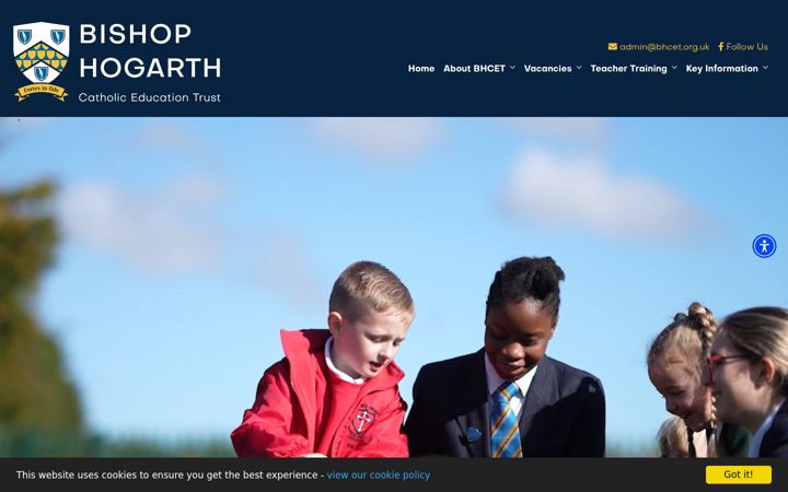 Screenshot di bhcet.org.uk