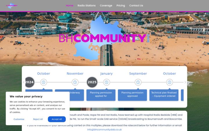 Screenshot di bhcommunitydab.co.uk