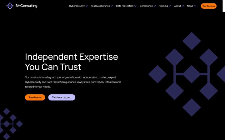 Screenshot of bhconsulting.ie