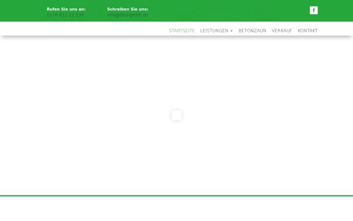 Screenshot stránky bhd-gmbh.de