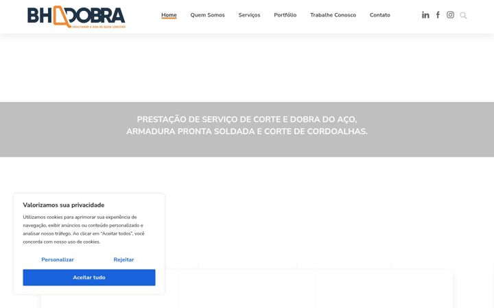 Screenshot stránky bhdobra.com.br