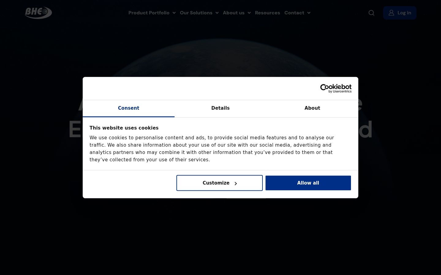 Sutikimo reklamjuostės, rodytos prieš bet kokią sąveiką, ekrano kopija