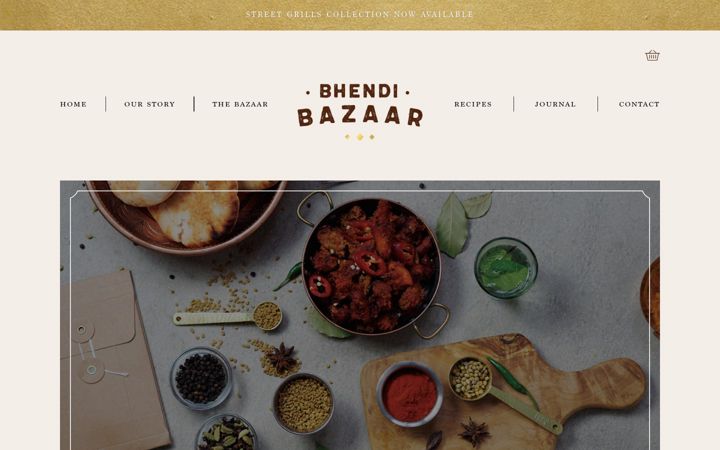 Screenshot di bhendibazaar.co.uk