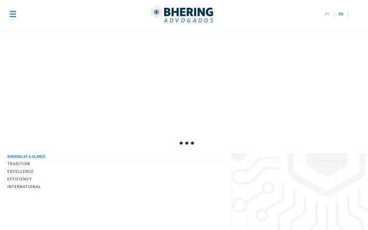 Screenshot of bheringadvogados.com.br