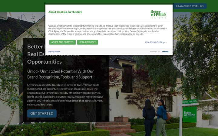 Screenshot of bhgrefranchise.com