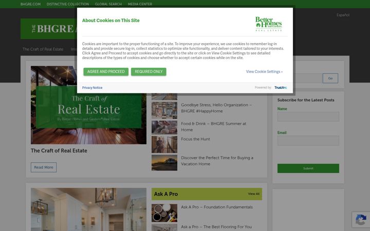 Screenshot of bhgrelife.com