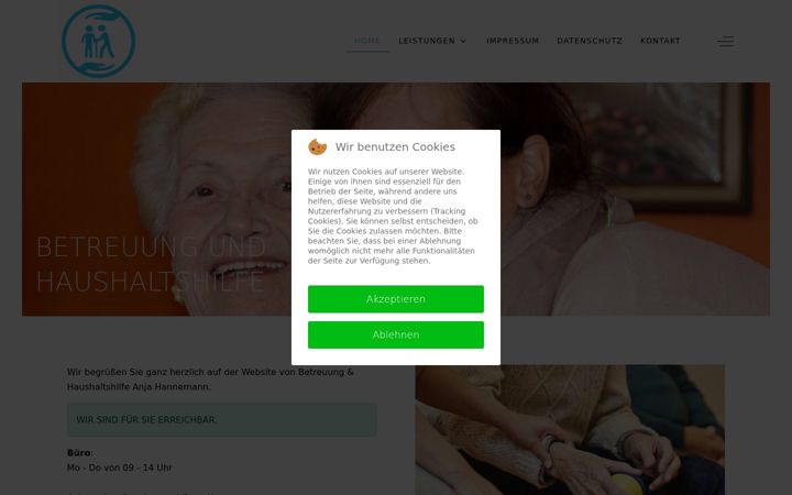 Screenshot of bhh-hannemann.de