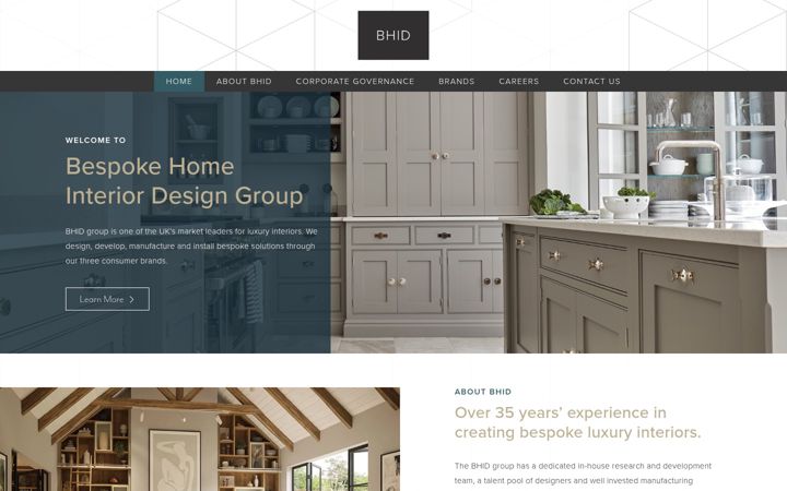 Screenshot of bhid.co.uk