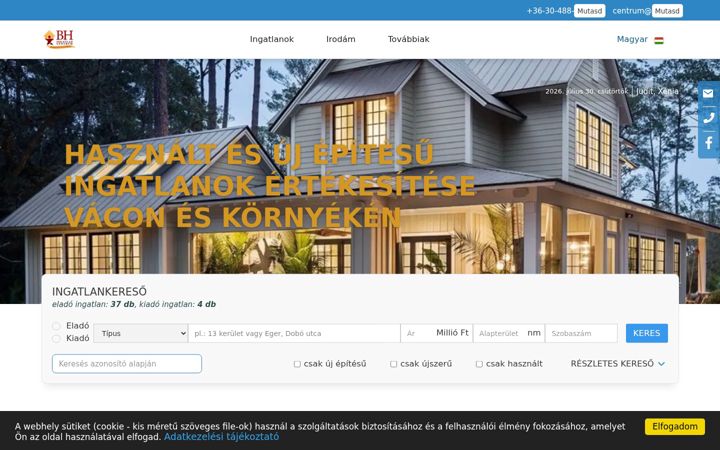Screenshot of bhingatlancentrum.hu