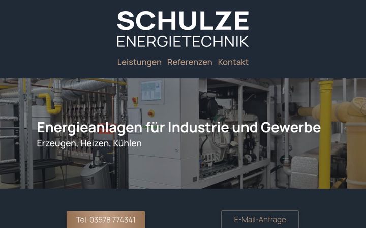 Screenshot of bhkw-sachsen.center