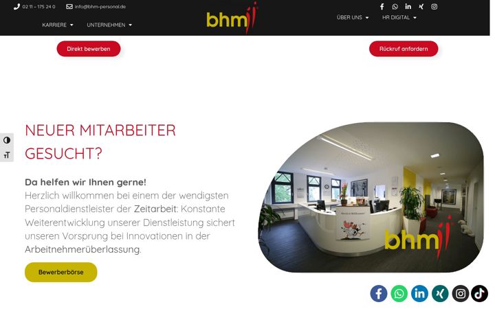 Screenshot stránky bhm-personal.de