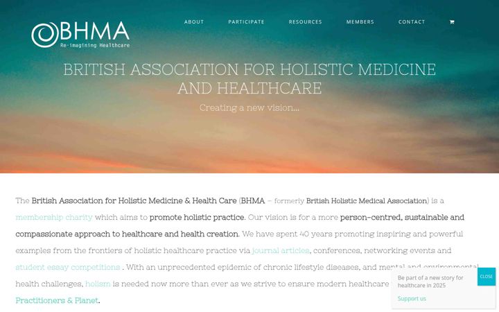 Screenshot of bhma.org