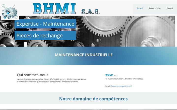 Screenshot of bhmi.fr