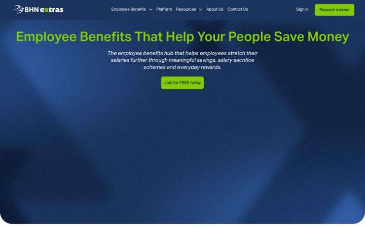 Screenshot von bhnextras.co.uk