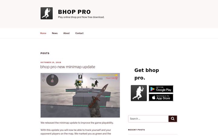 Screenshot of bhoppro.com